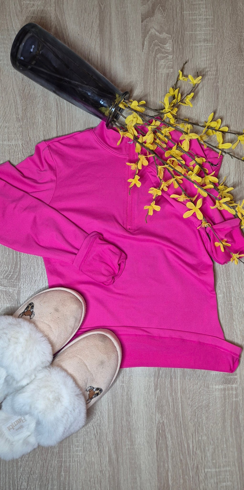 Long sleeve Fluorescent Pink 'HYH'