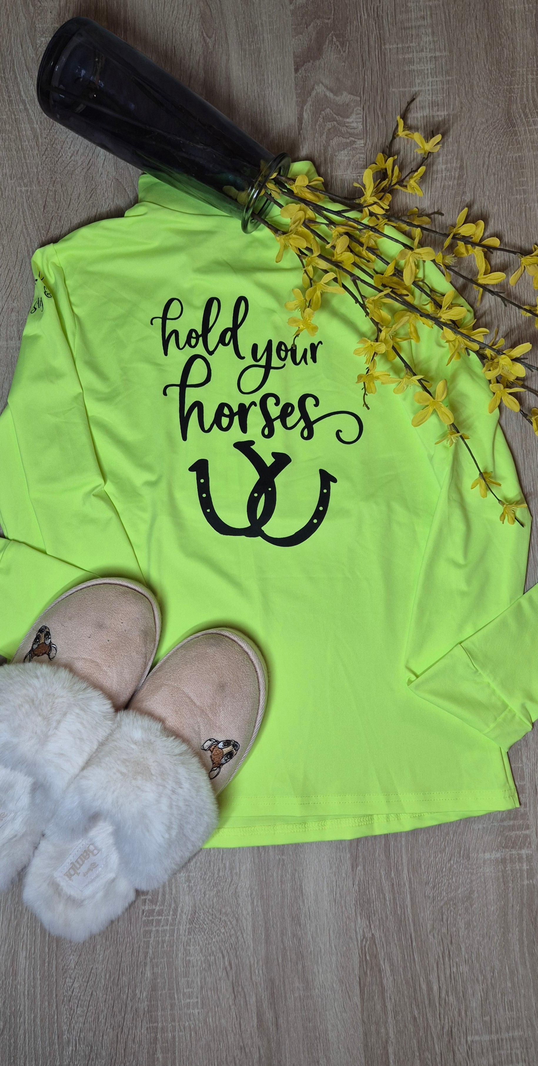 Long sleeve Fluorescent Yellow 'HYH'