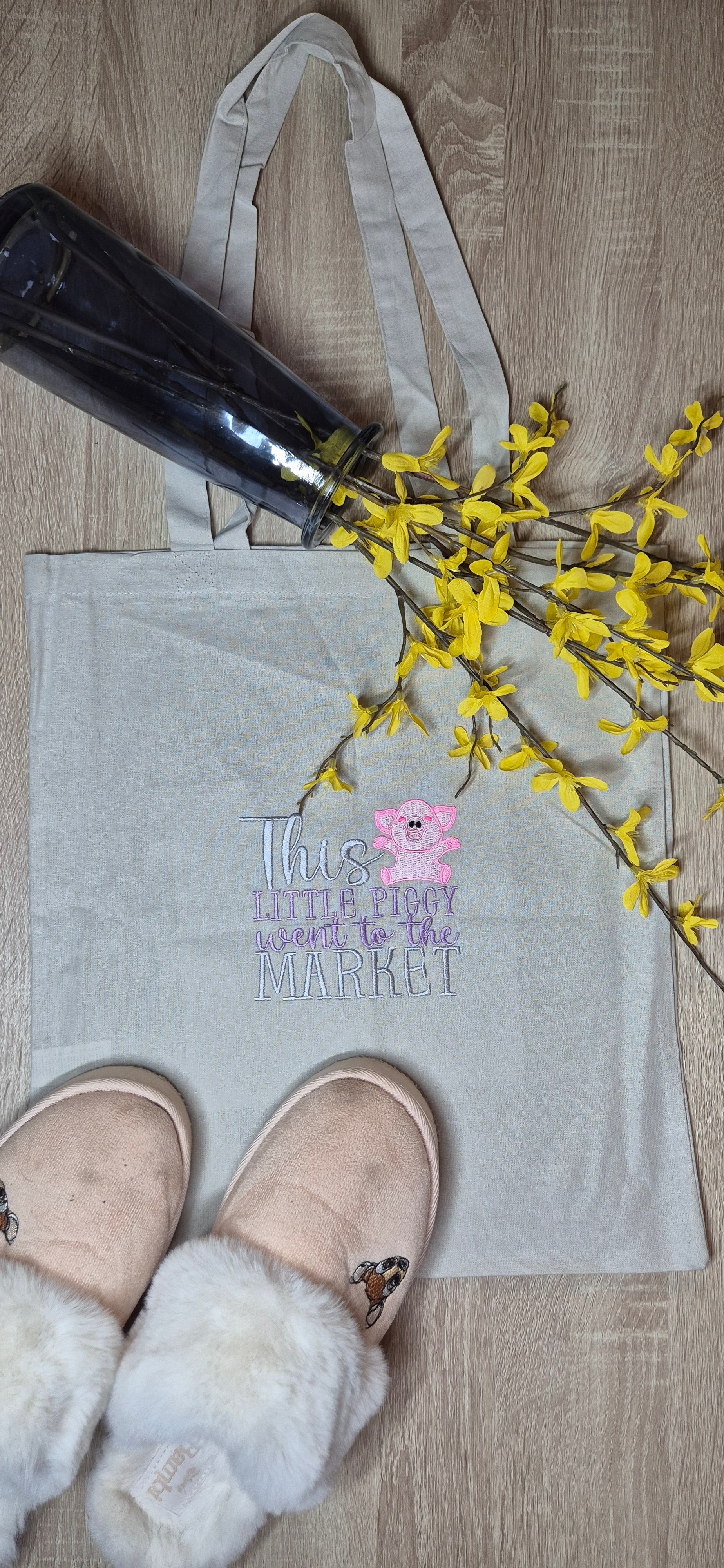 Bag 4 Life with 'This Little Piggy' Embroidery