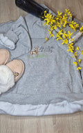 Hoodie with Stag Embroidery