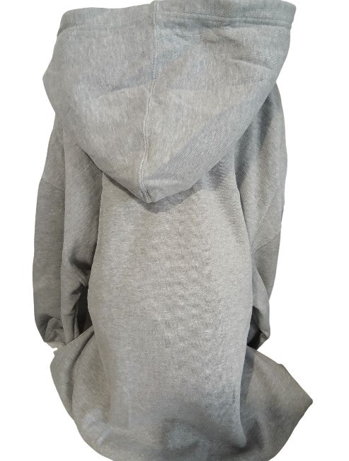 Oversized Hoodie with embroidered slogan