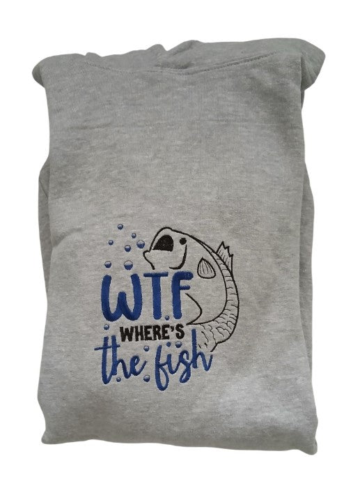 Oversized Hoodie with embroidered slogan