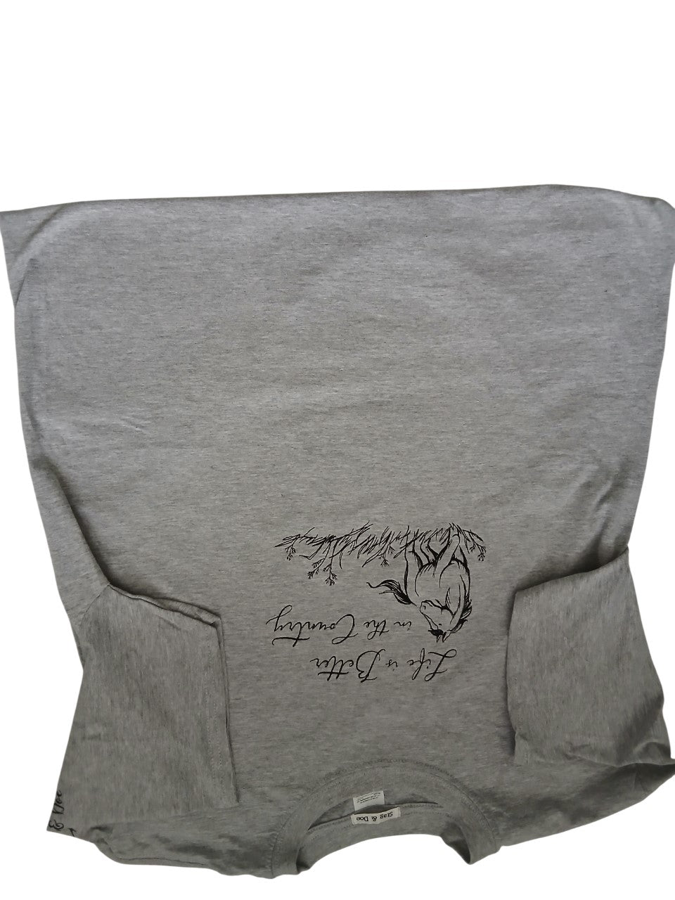T-shirt with Horse Embroidery