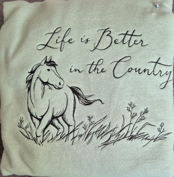 Sweatshirt Horse & Grass