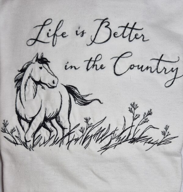 Kids Horse & Grass T-Shirt