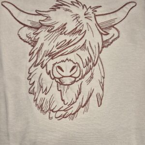 Highland Cow Oversized Hoodie