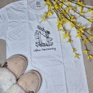 Horse & Fence Girl T-Shirt